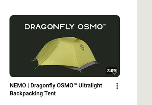 Dragonfly OSMO™ Ultralight Backpacking Tent