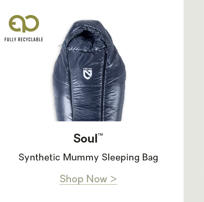 Soul™ Endless Promise® Synthetic Mummy Sleeping Bag