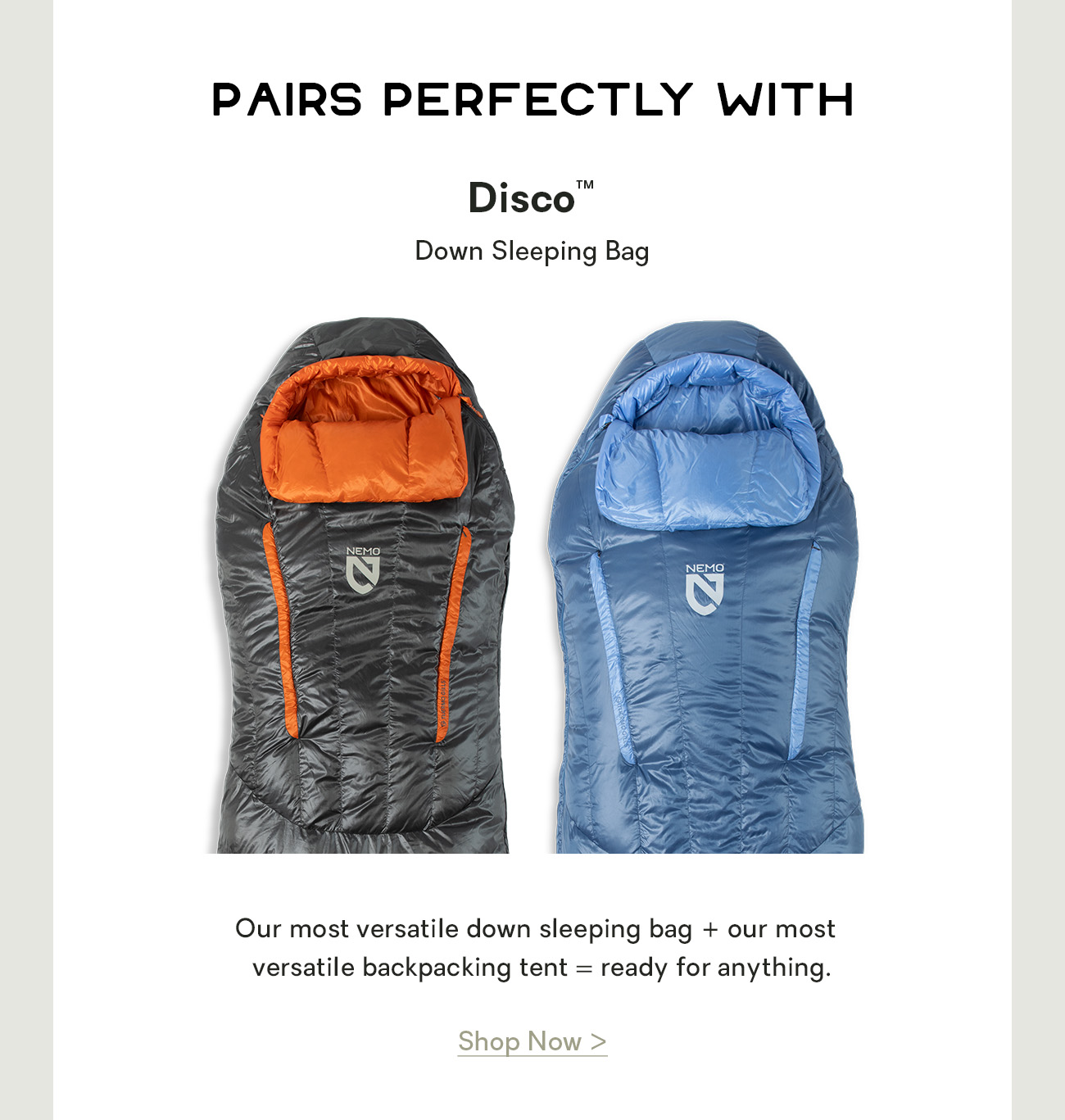 Pairs Perfectly with Disco™ Endless Promise®