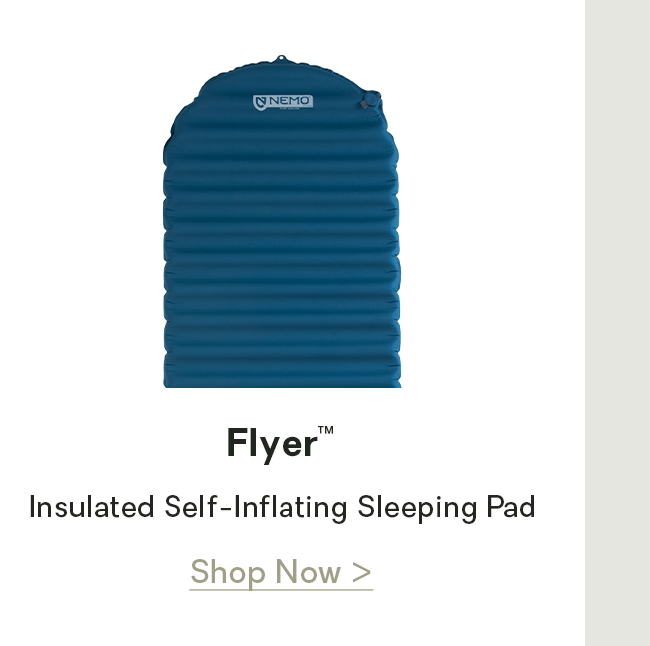 Flyer™ Insulated Self-Inflating Sleeping Pad