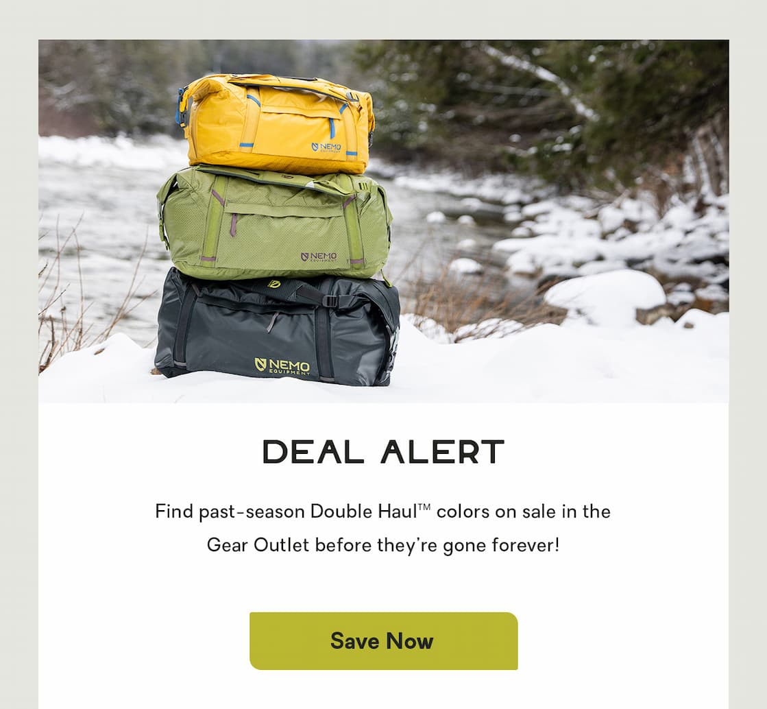 Deal Alert: Find past-season Double Haul™ colors on sale in the Gear Outlet before they're gone forever!