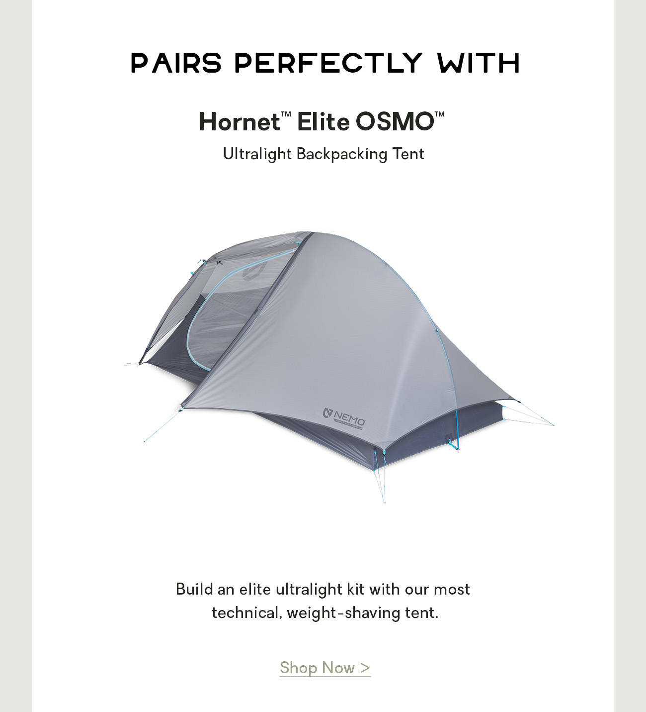Pairs perfectly with Hornet™ Elite OSMO™
