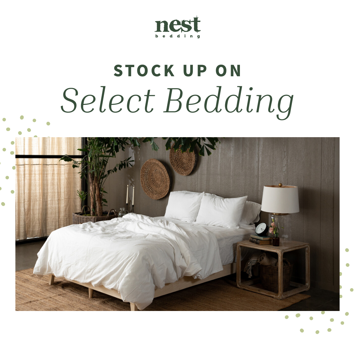 tap to shop clearance bedding