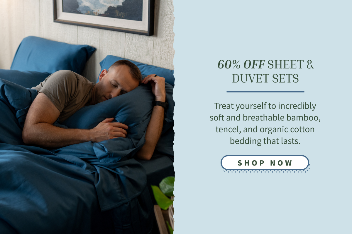 tap to get 60% off sheet/duvet sets