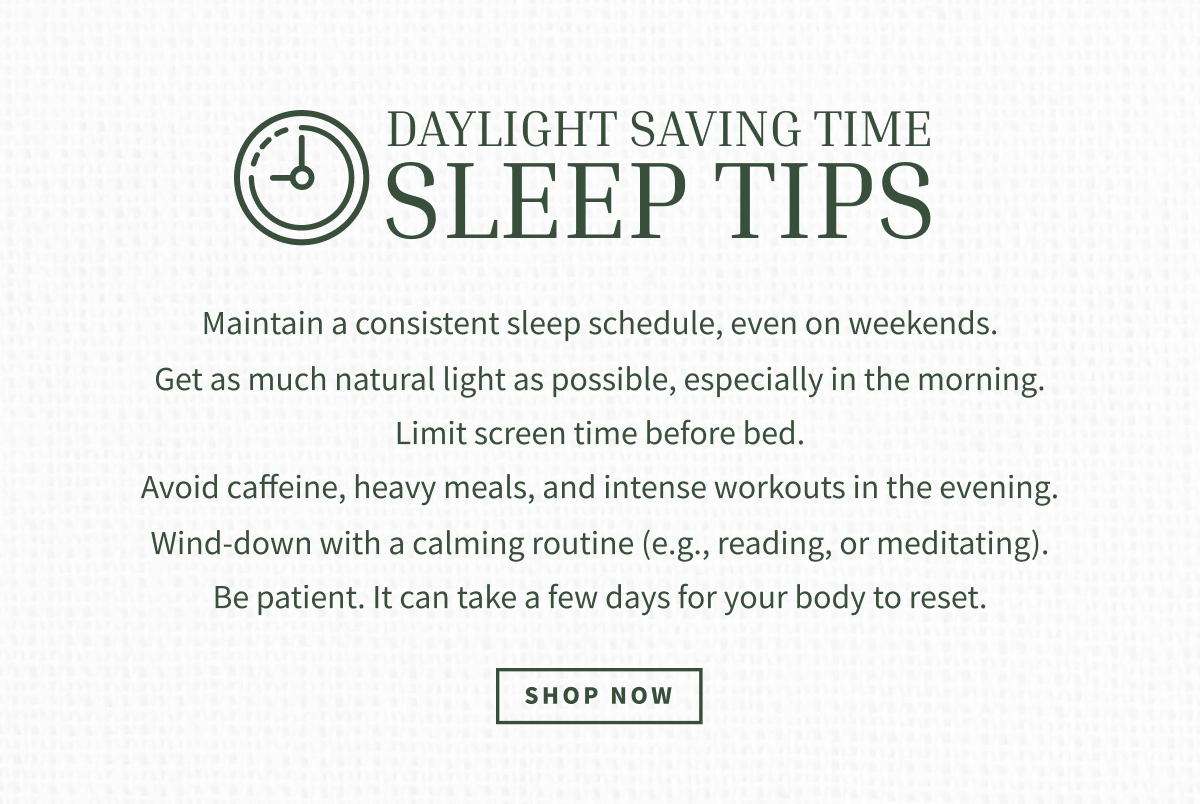 sleep tips to adjust to daylight saving this weekend
