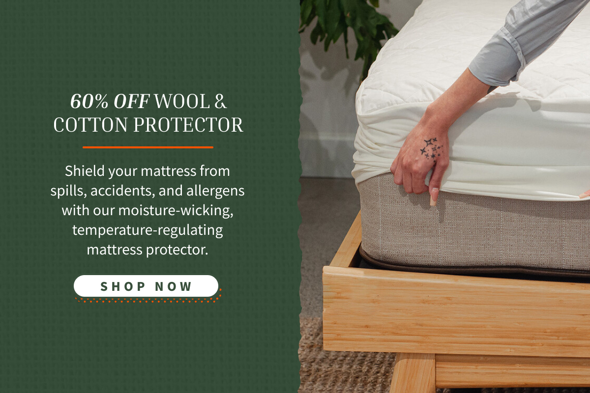 tap to shop 60% off wool & cotton protector