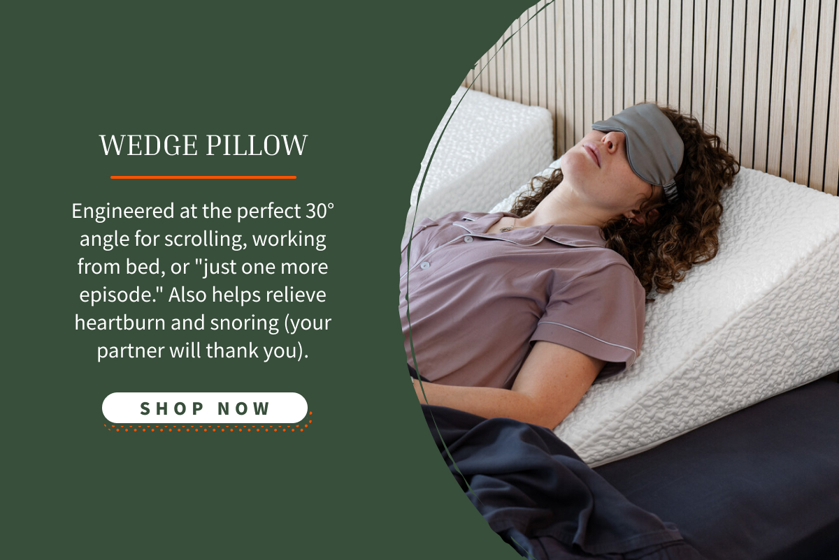 tap to shop wedge pillow