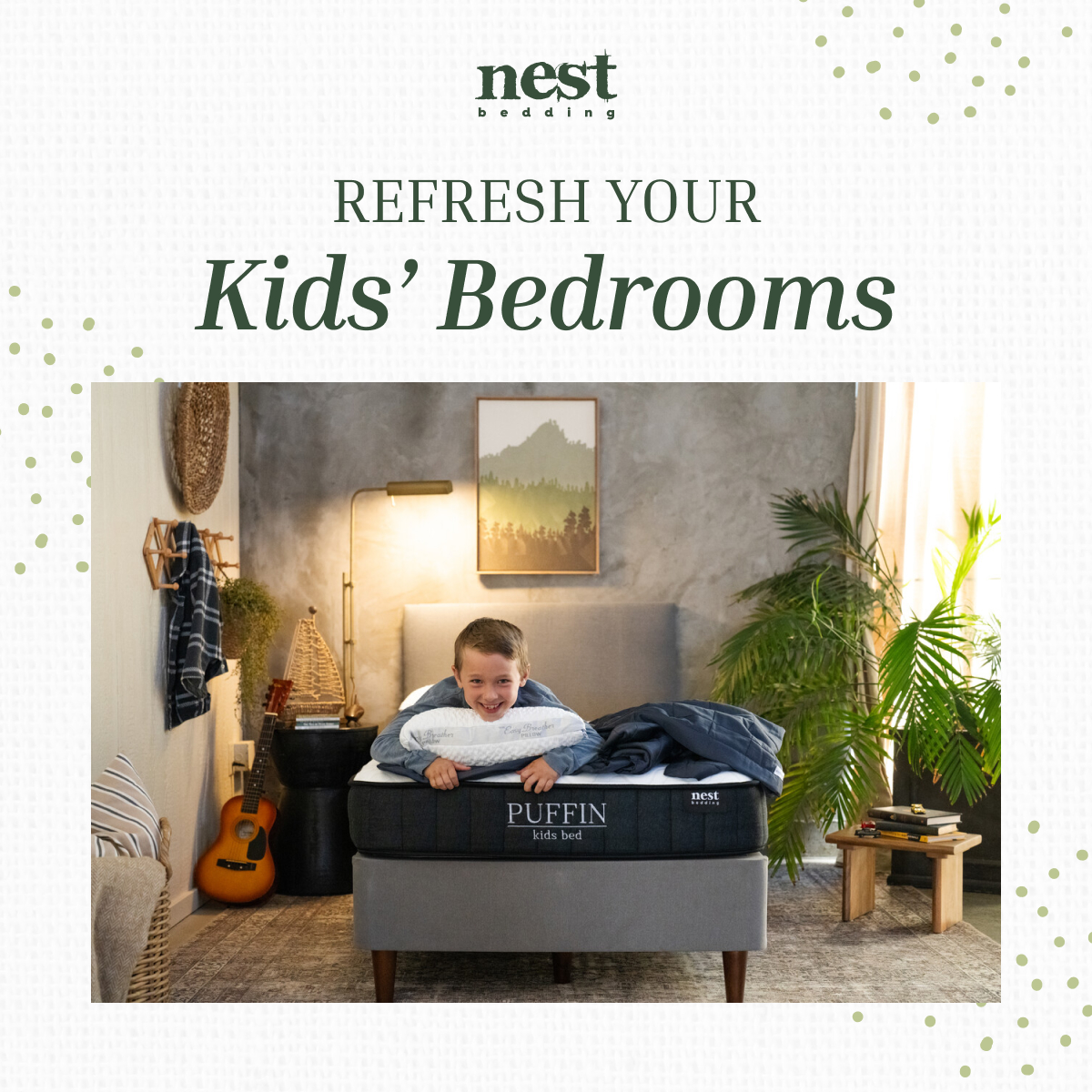 tap to shop kids mattresses and 20% off kids sheets