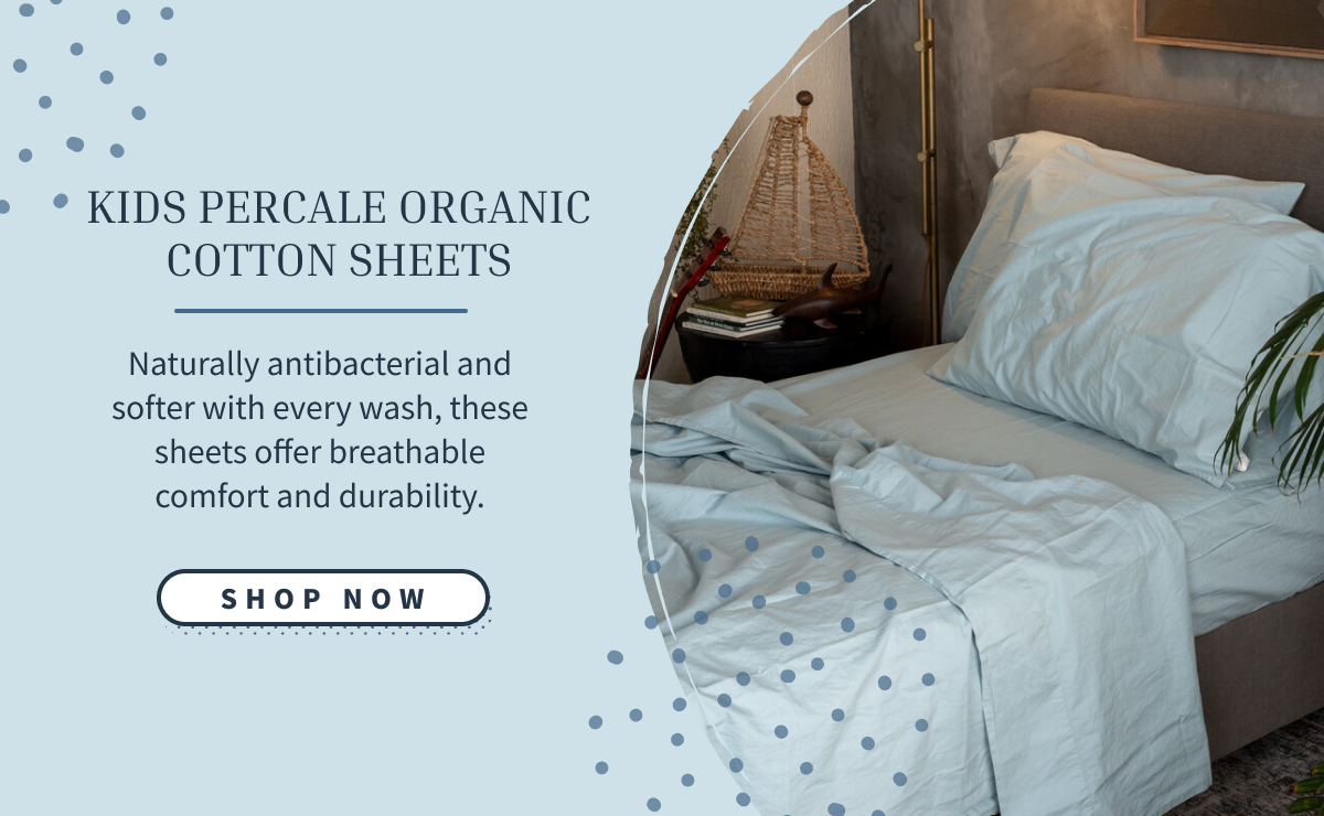 tap to shop 20% off crinkle percale sheets