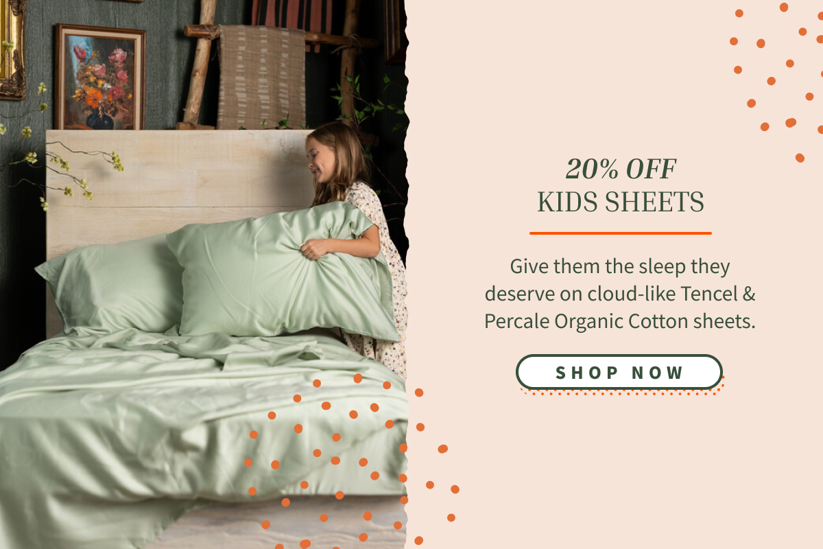 tap to shop 20% off kids sheets