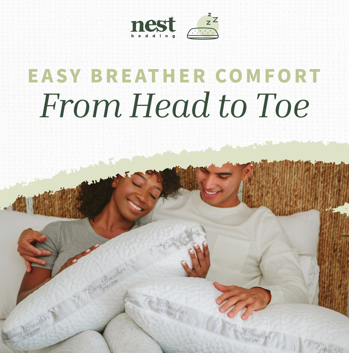 tap to shop easy breather pillow & body pillow kit