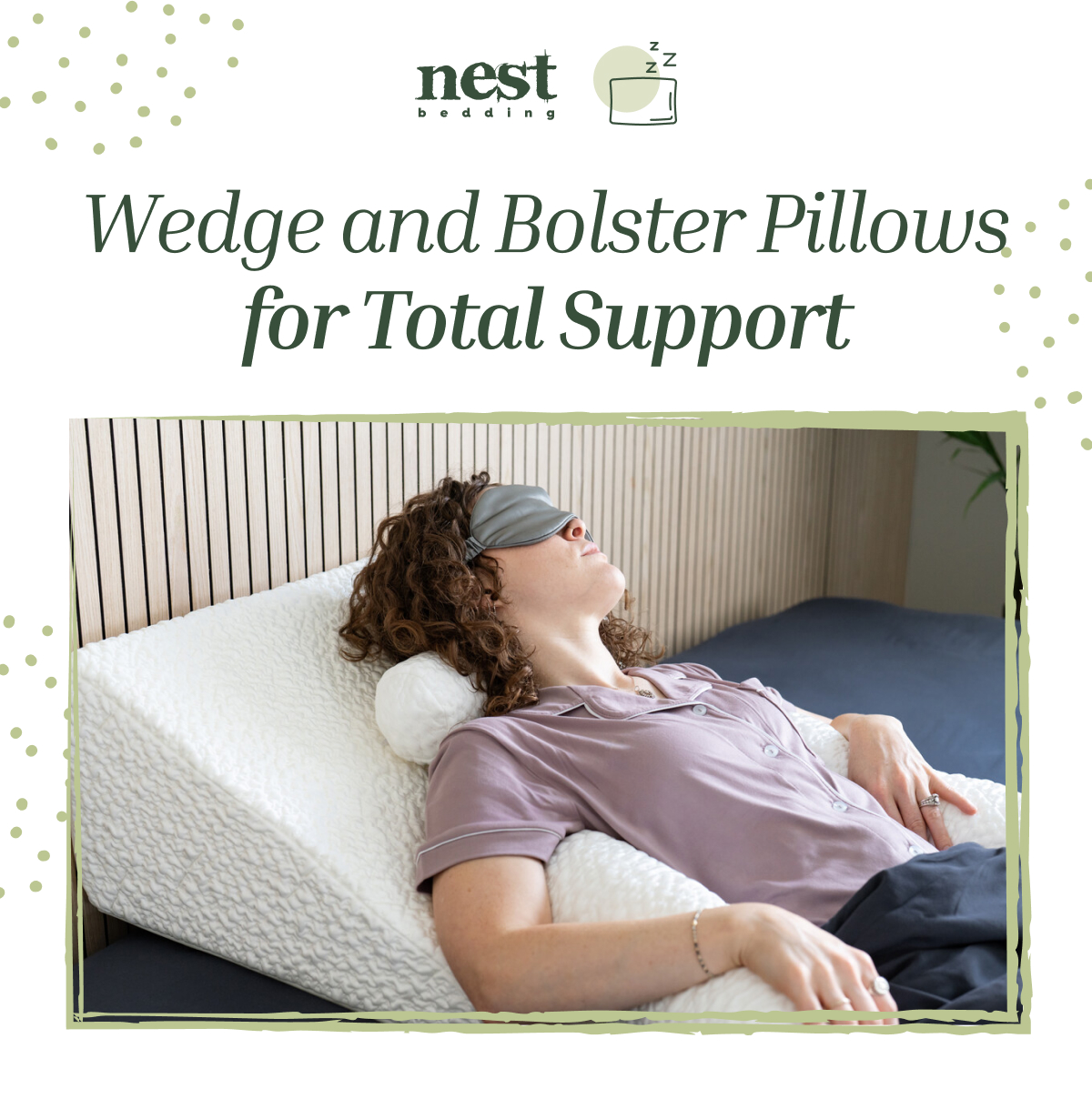 tap to shop wedge and bolster pillows