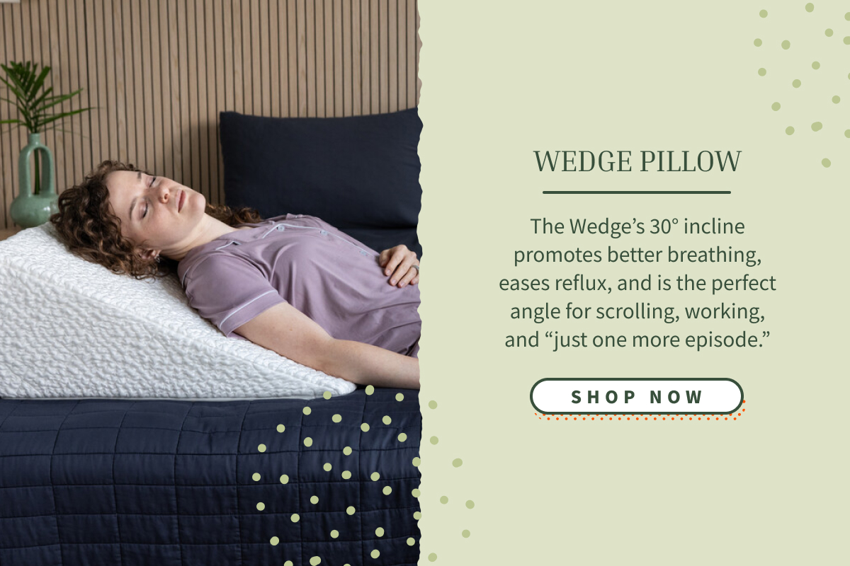 tap to shop wedge pillow
