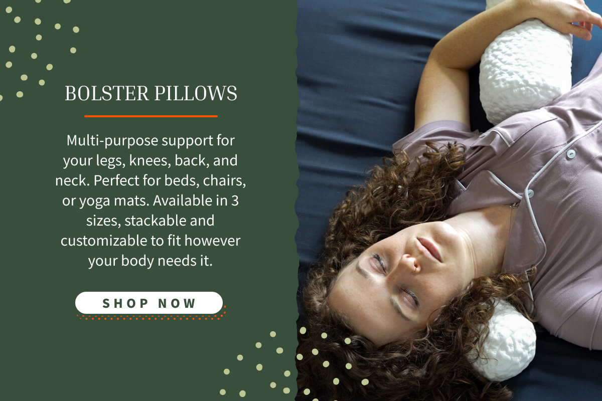 tap to shop easy breather bolster pillow