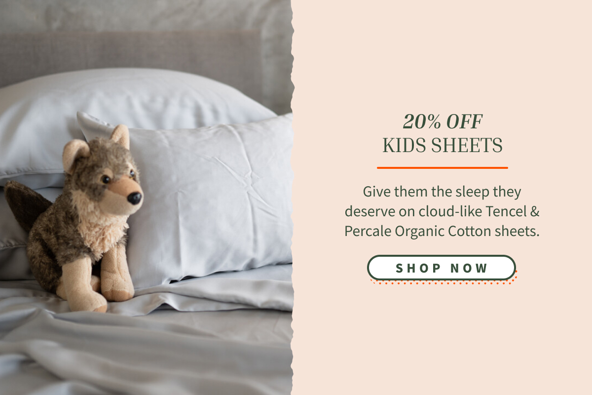 tap to shop 20% off kids sheets