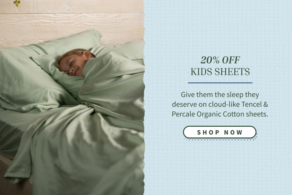 tap to shop 20% off kids sheets