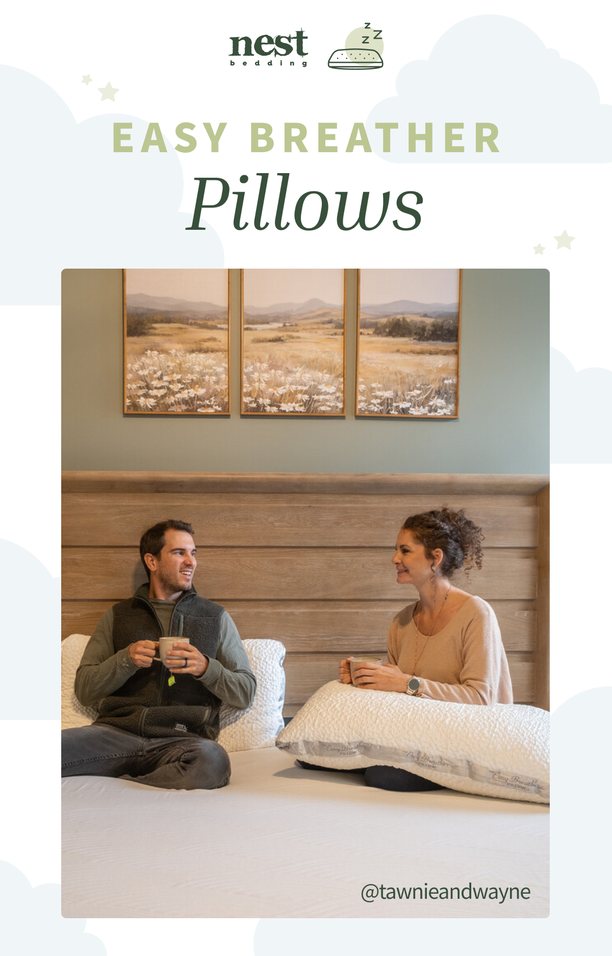 tap to shop easy breather pillow