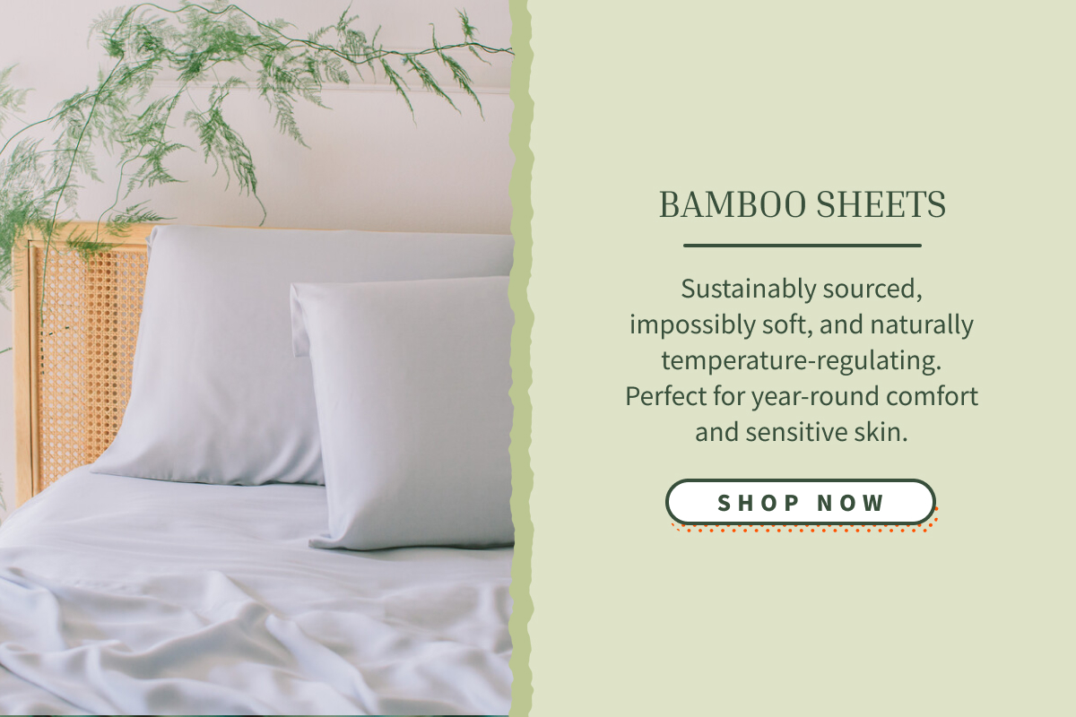 tap to shop bamboo sheets