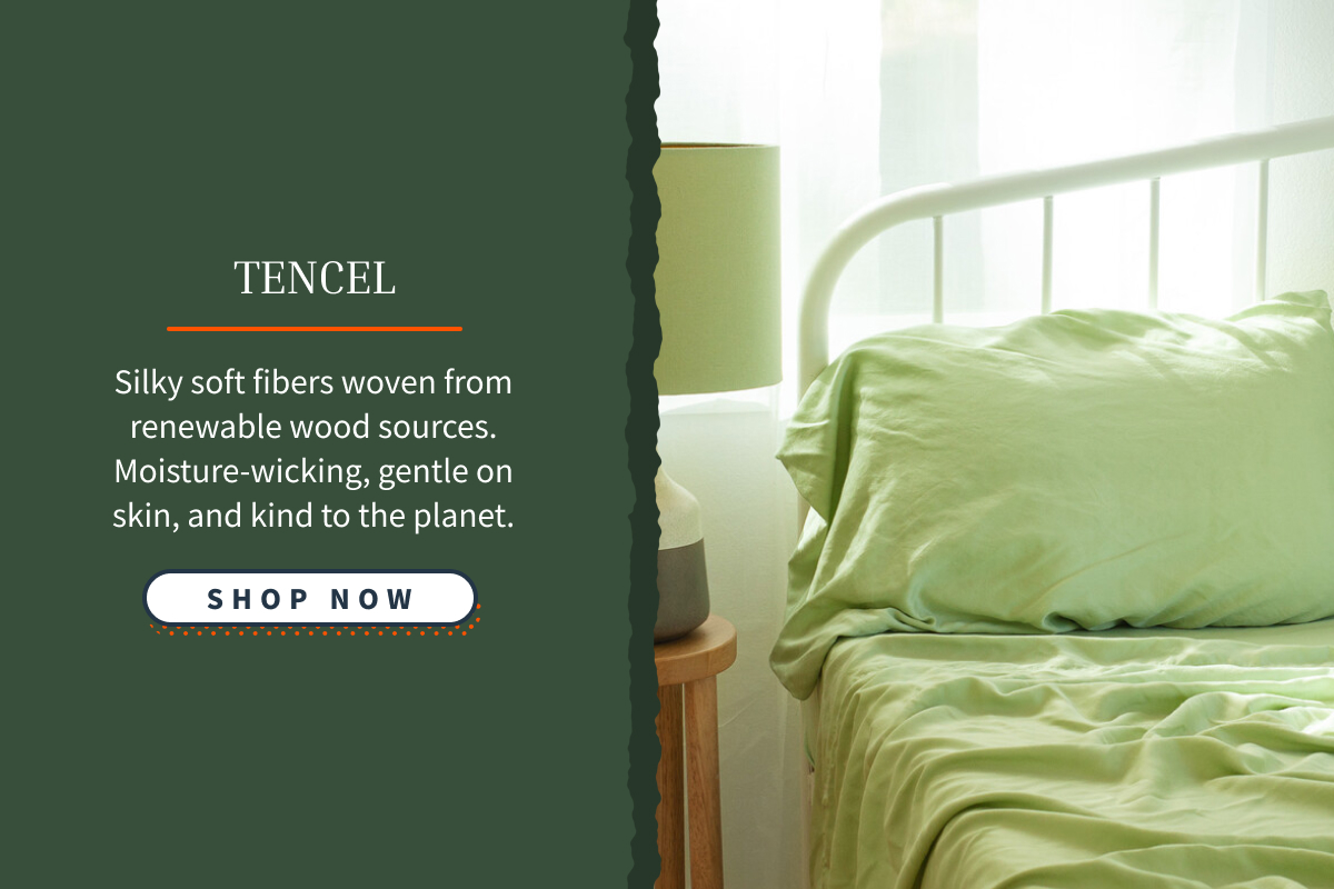 tap to shop tencel sheets