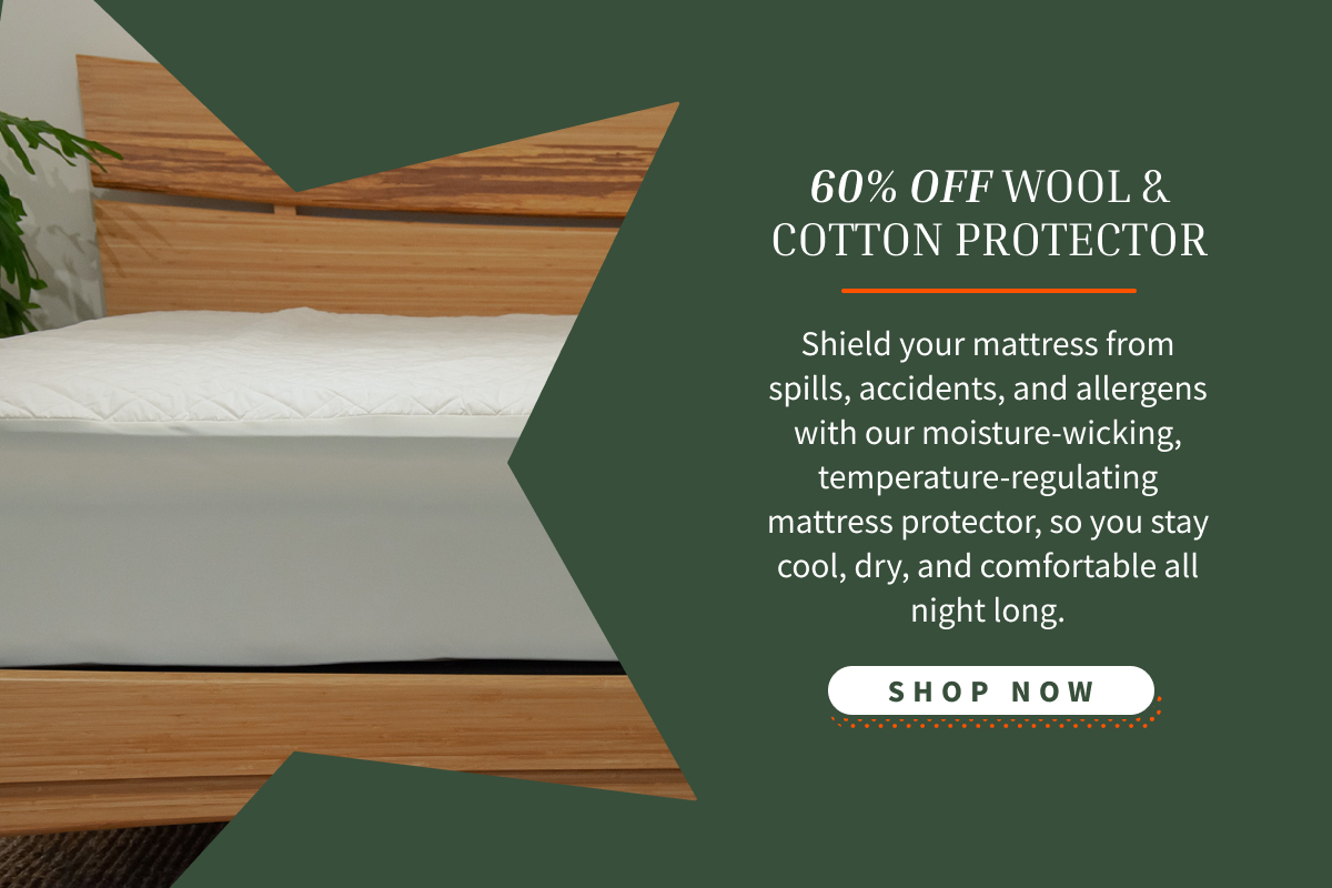 tap to shop 60% off wool & cotton protector
