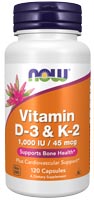 Vitamin D-3 & K-2 Capsules