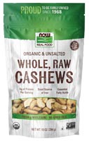 Cashews, Organic, Whole, Raw & Unsalted
