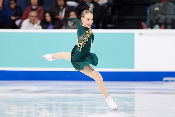 Bradie Tennell on the ice