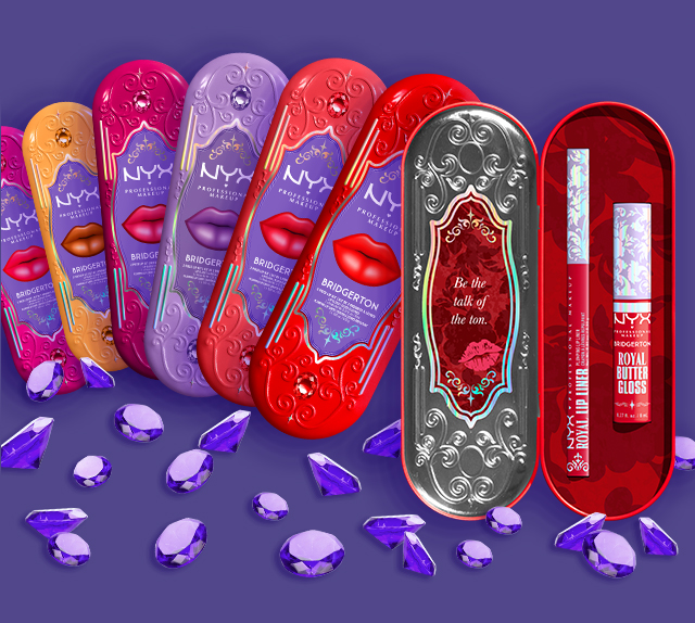 BRIDGERTON ROYAL TREASURES 2-PIECE LIP KITS.