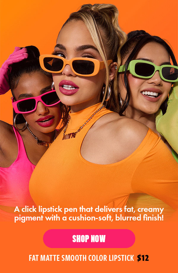 A CLICK LIPSTICK PEN THAT DELIVERS FAT, CREAMY PIGMENT WITH A CUSHION-SOFT, BLURRED FINISH!