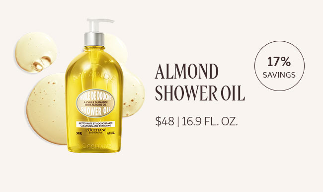 ALMOND SHOWER OIL | 17% SAVINGS