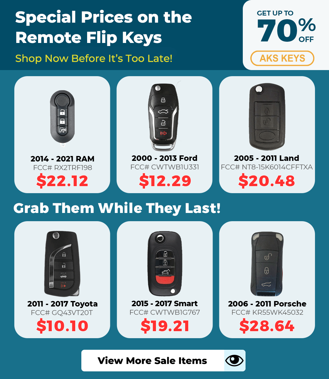 Remote Flip Keys