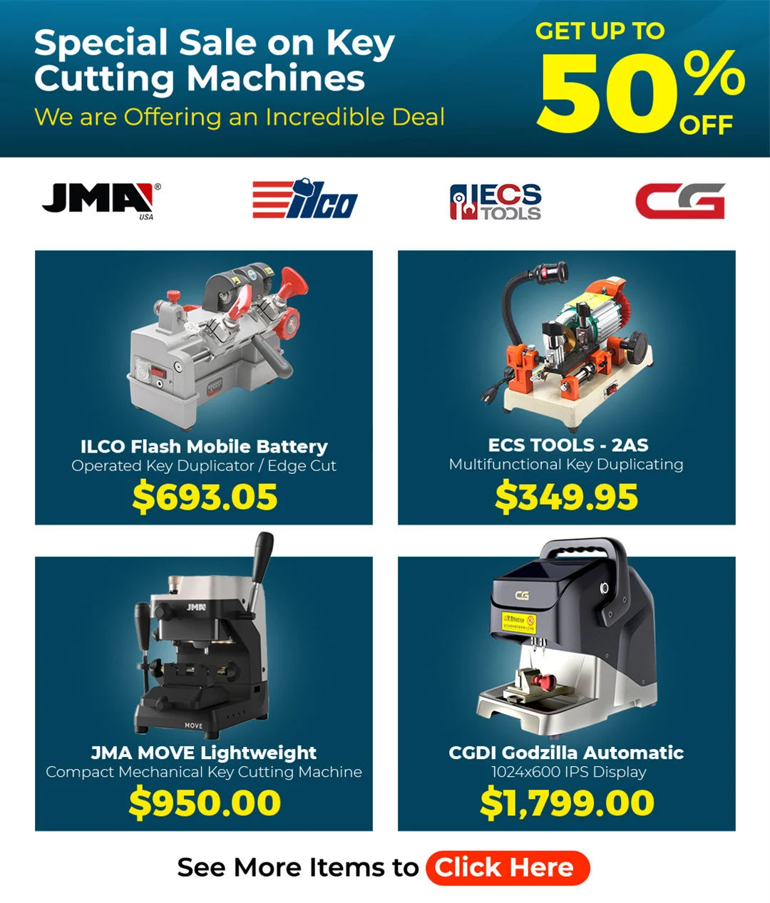 Key Cutting Machines