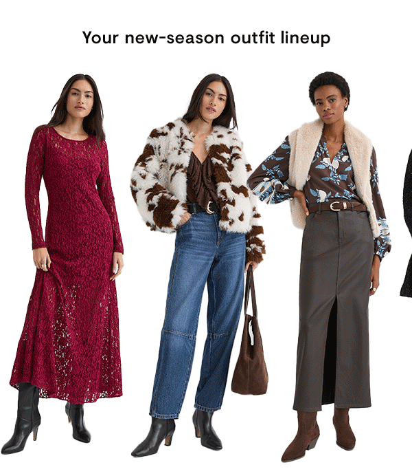 New-season outfit lineup