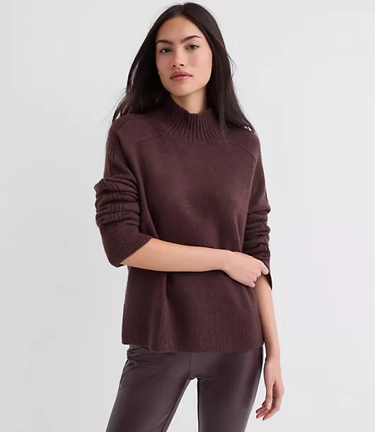 Modern Mock Neck Sweater