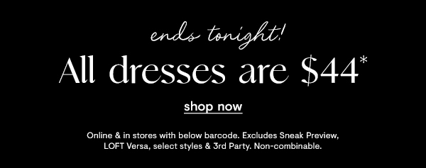 Dresses $44