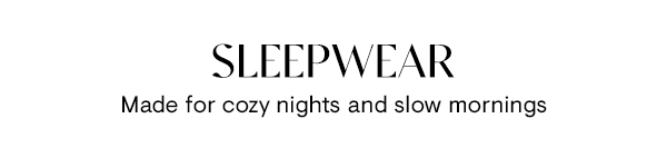 Sleepwear