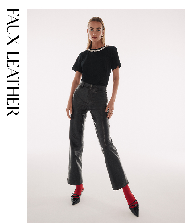 faux leather