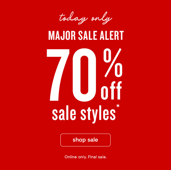 70% off sale