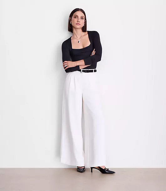LOFT Versa 360 Knit Square Neck Top