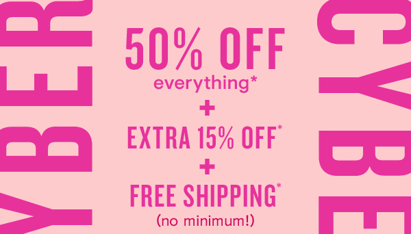50% off + EXTRA 15%