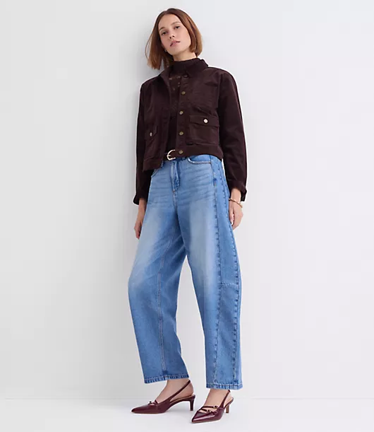 High Rise Horseshoe Jeans in Vintage Indigo