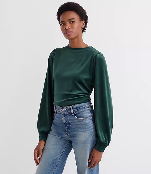 Velour Sweatshirt