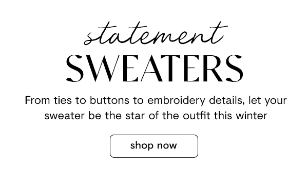 Statement Sweaters