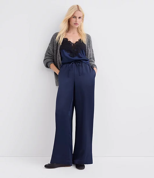 Sawyer Pull On Pants in Satin
