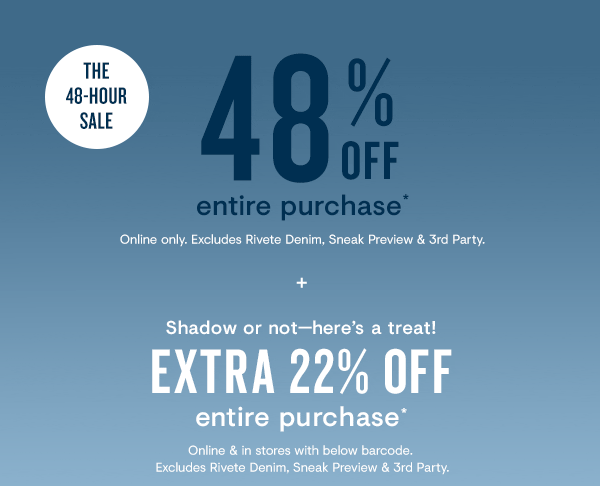 48% off + Extra 22% off