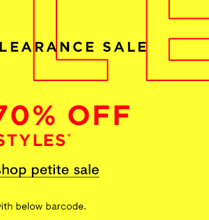 Shop Petite Sale