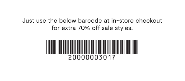 Sale Barcode