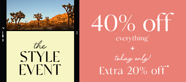 40% off everything