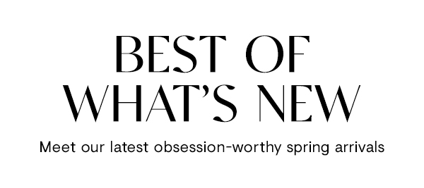 BEST OF WHAT'S NEW
