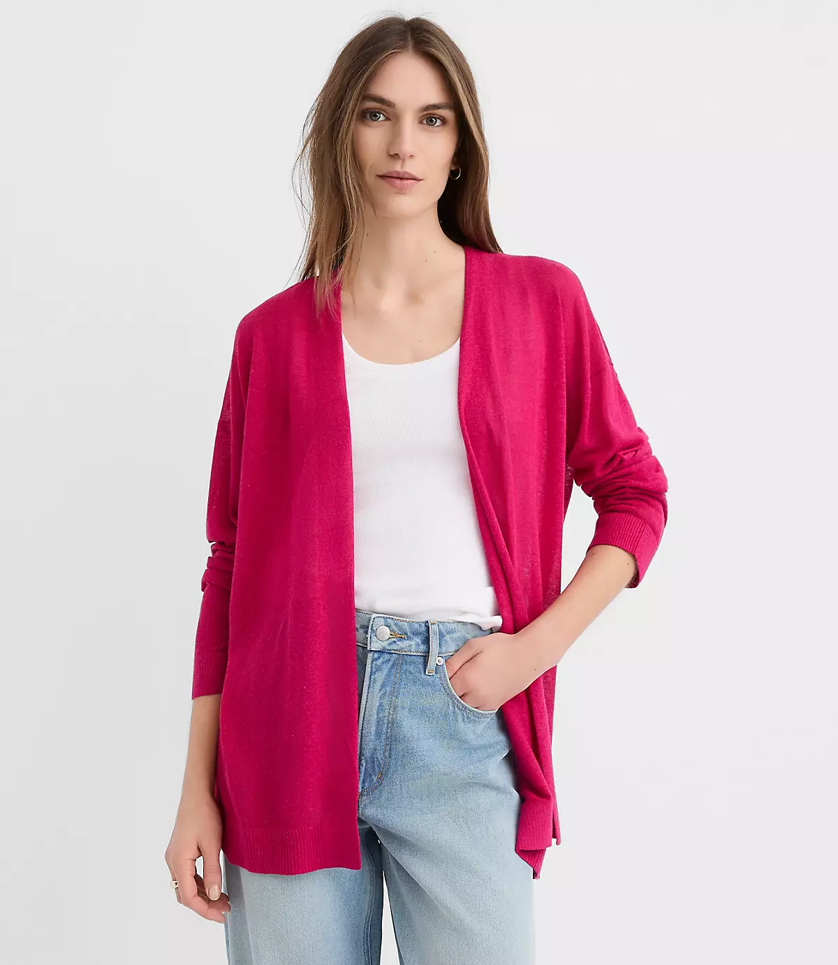 Sheer Open Cardigan